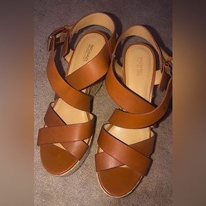 Michael Kors never worn wedge sandals